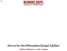 Tablet Screenshot of milwaukeegospel.org